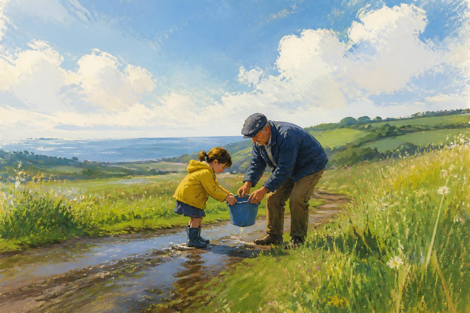Painterly scene for Serve Where Correction Can Find You