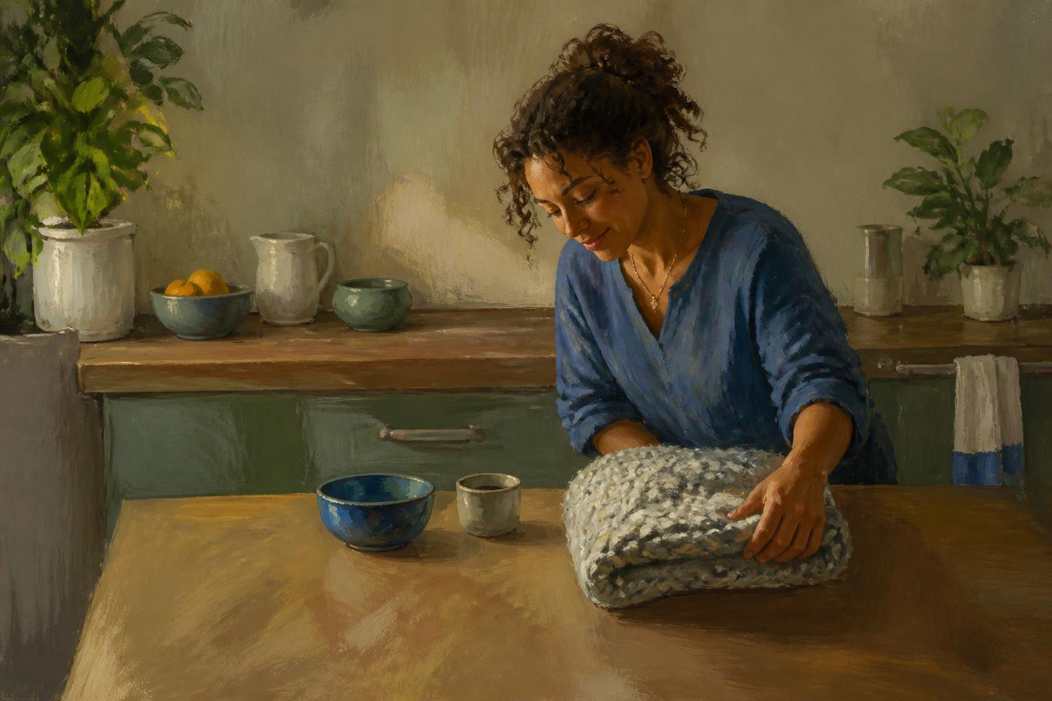 Painterly scene for When Quiet Needs Company