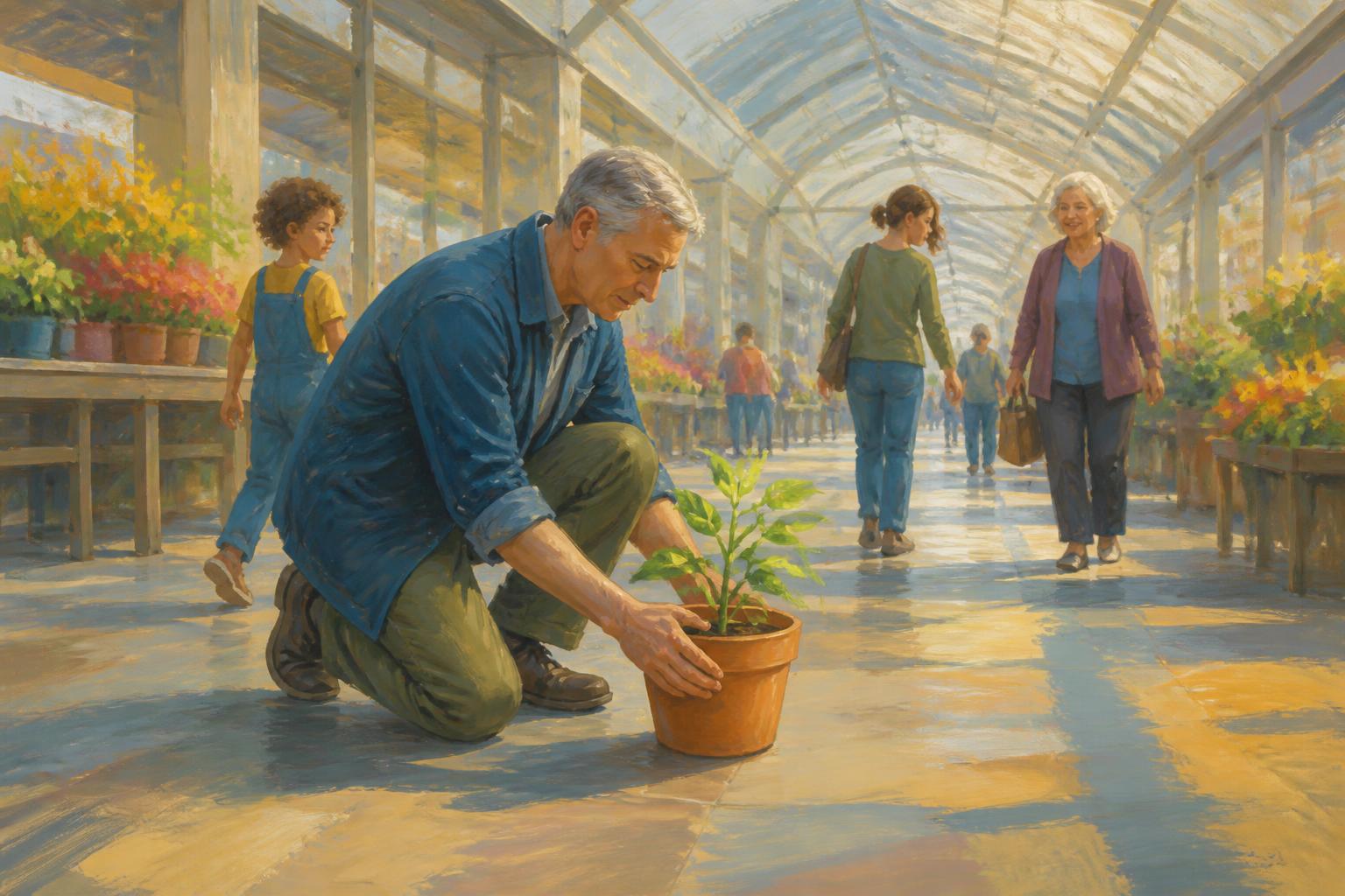 Painterly scene for When Quiet Is Not Clear