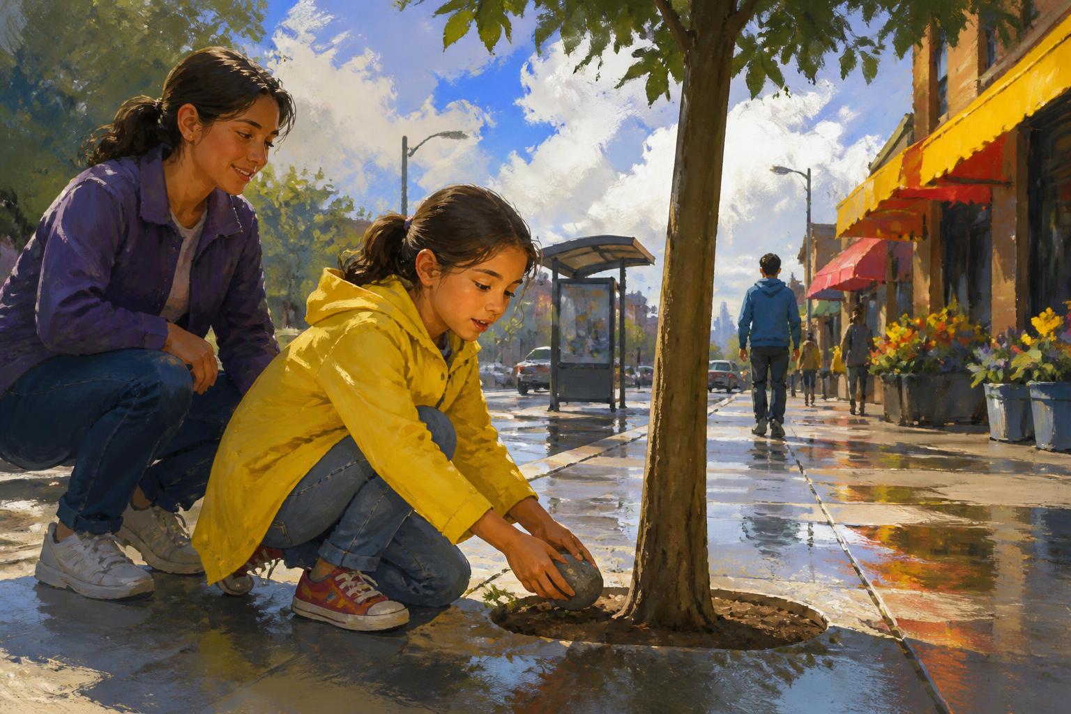 Painterly scene for When Fear Needs Help
