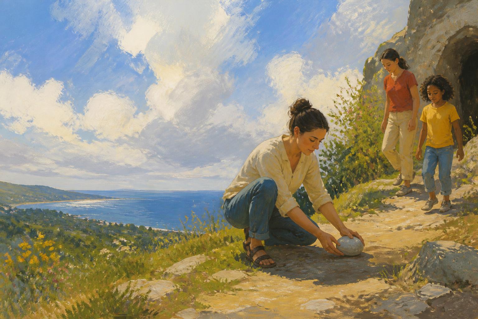 Painterly scene for Let Rest Stay Unpaid