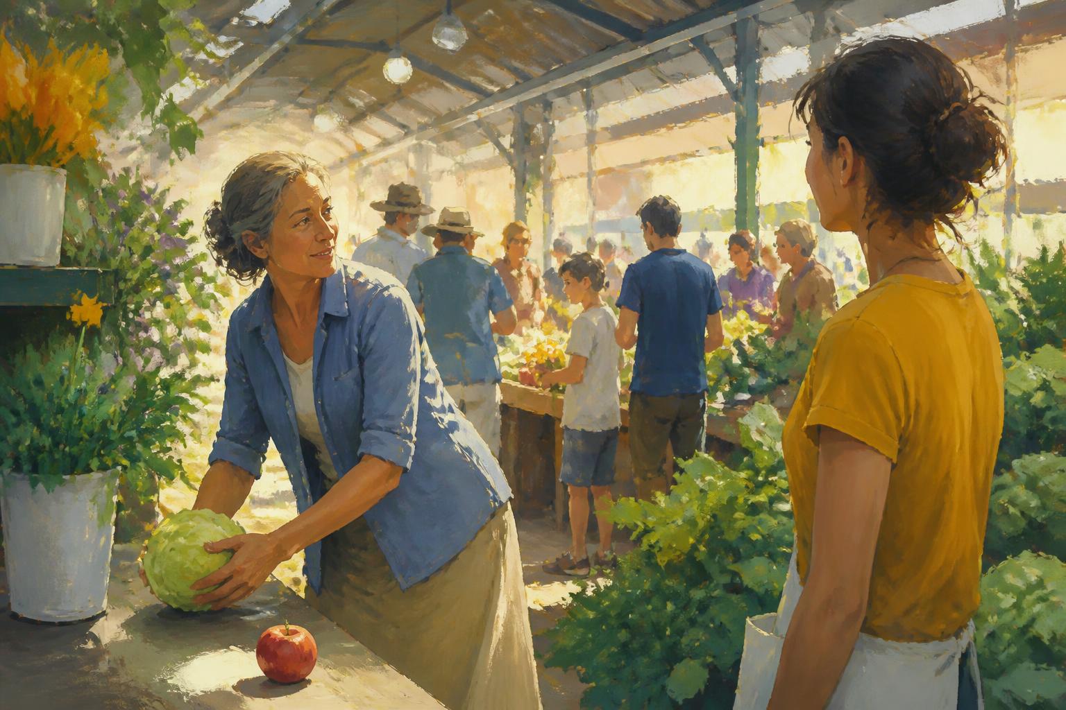 Painterly scene for Run the Test or Lower the Claim