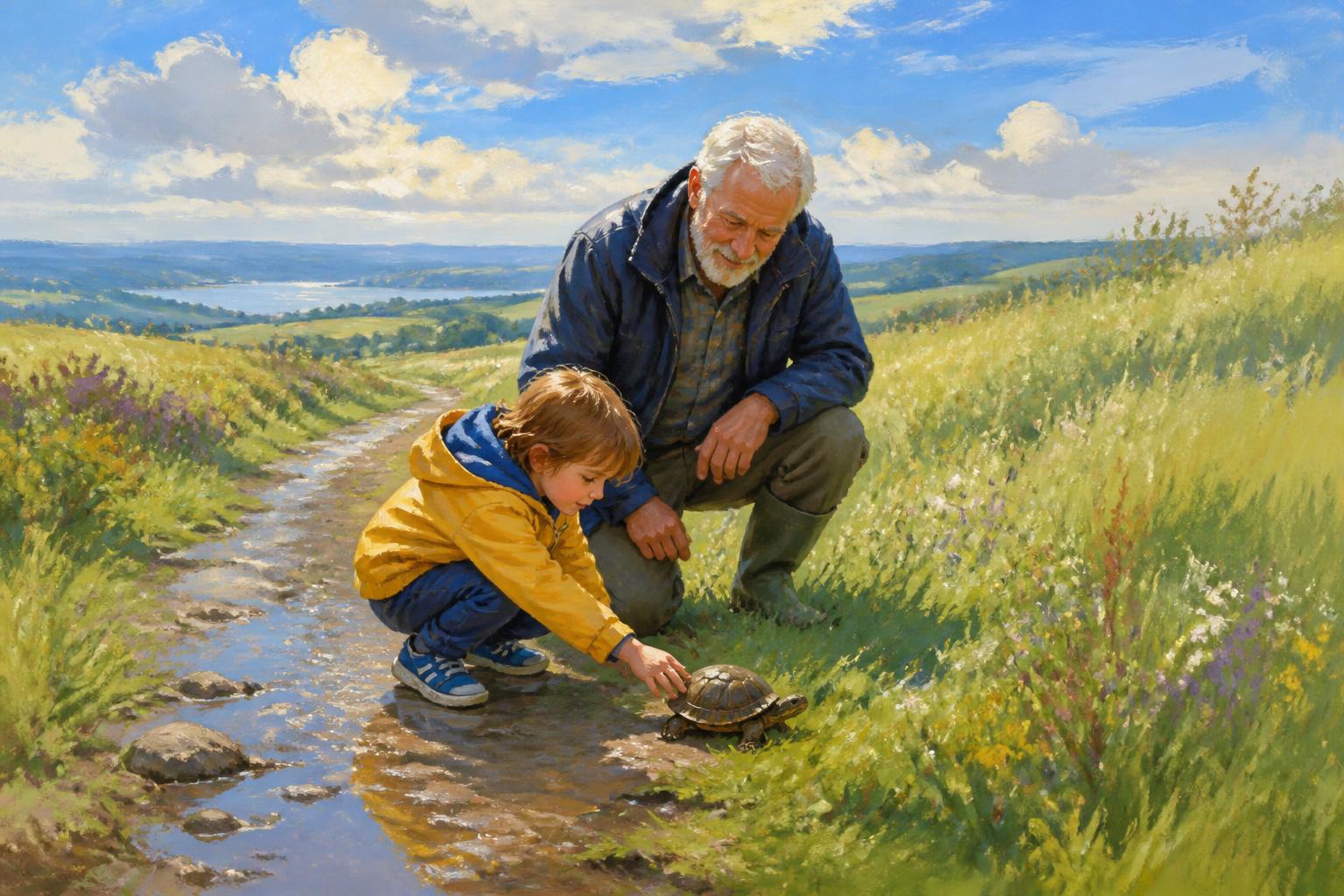 Painterly scene for When Correction Must Surprise Us