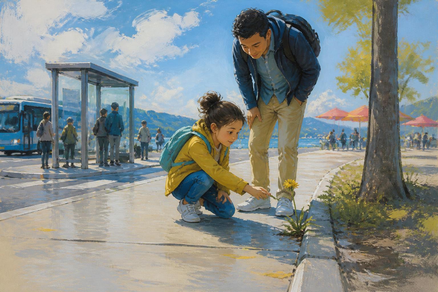 Painterly scene for Love Is Not Enough To Know