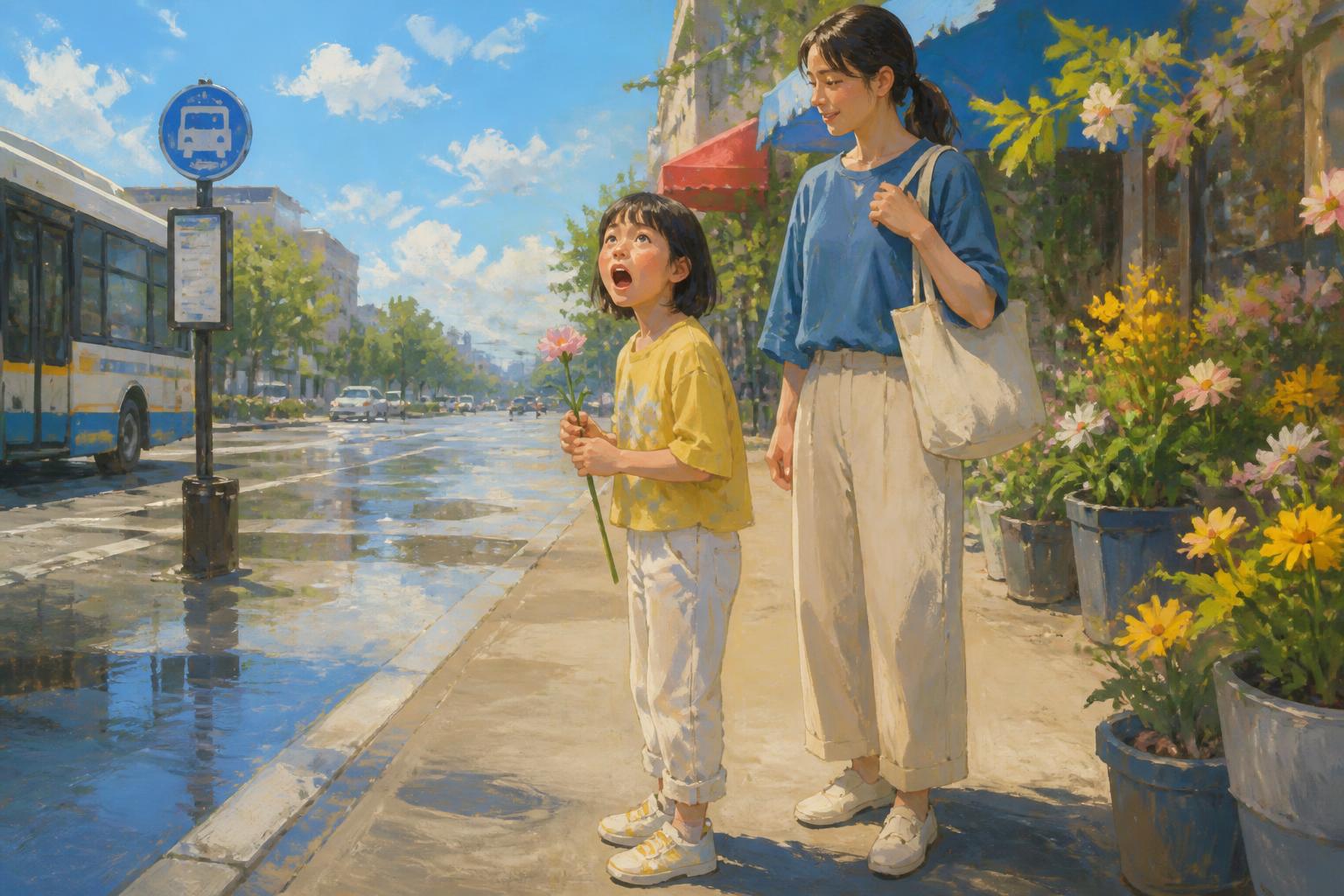 Painterly scene for When Being Seen Hurts