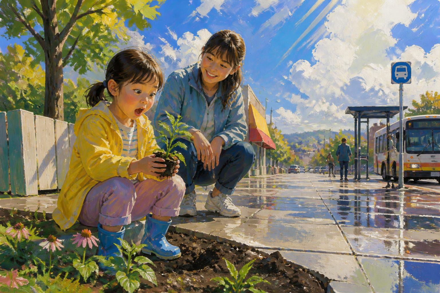 Painterly scene for A New Name Is Not New Help