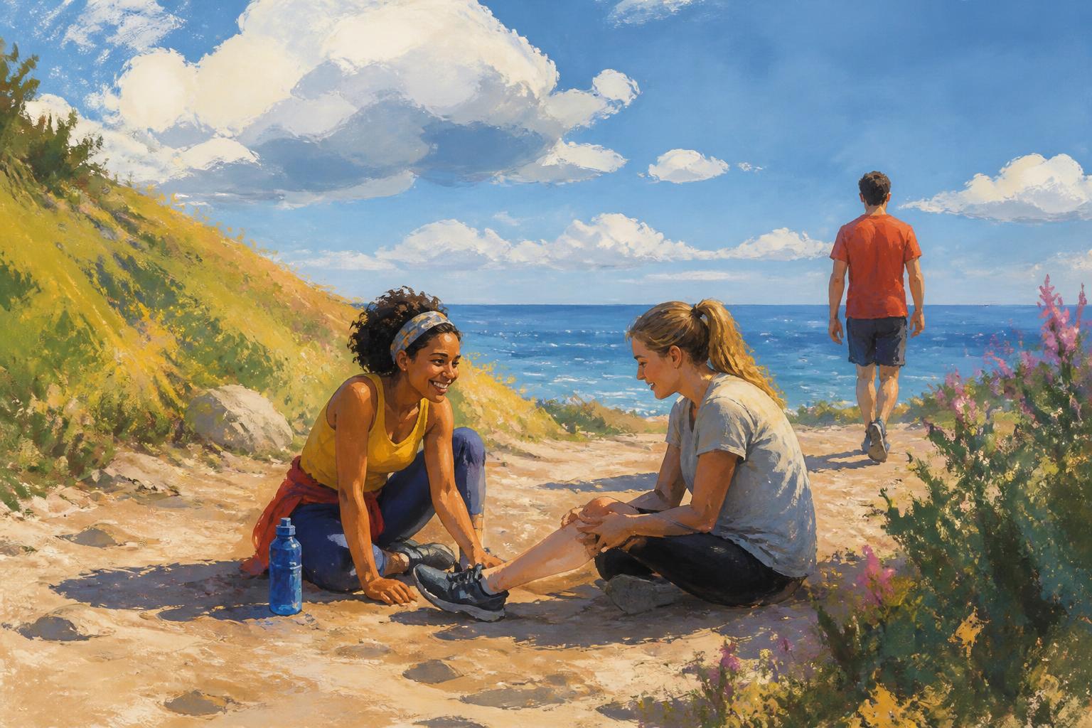 Painterly scene for The Wound Chooses the Help