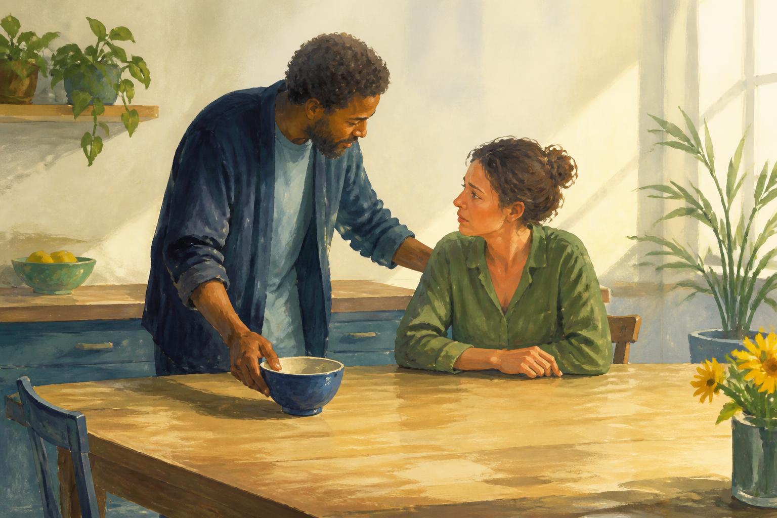 Painterly scene for Let Quiet Stay Quiet