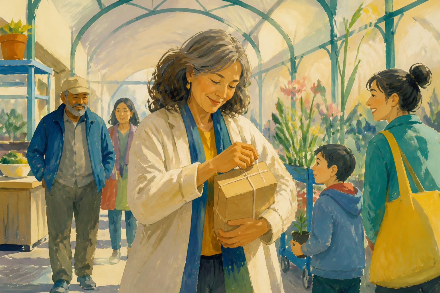 Painterly scene for Supported Translation After Quiet.
