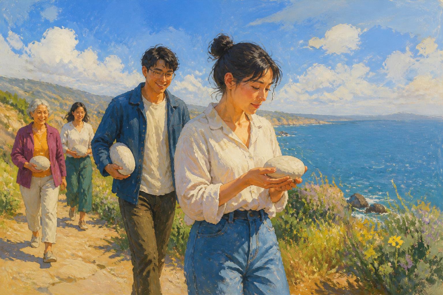 Painterly scene for A Held Read Before Route.
