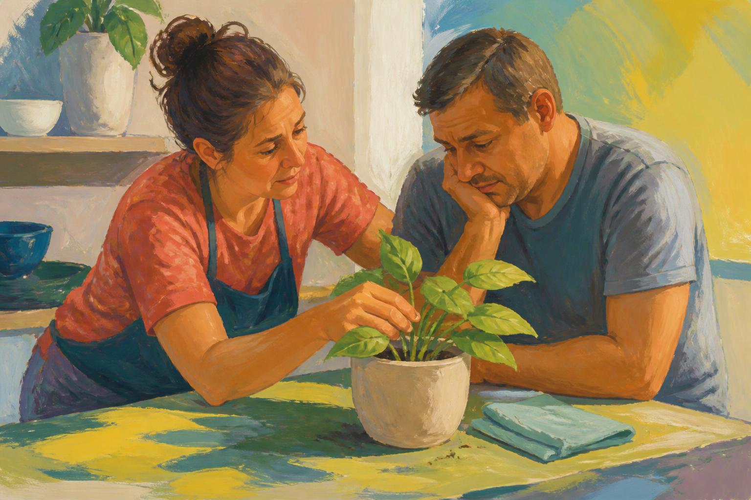 Painterly scene for When Rest Gets Named Too Soon
