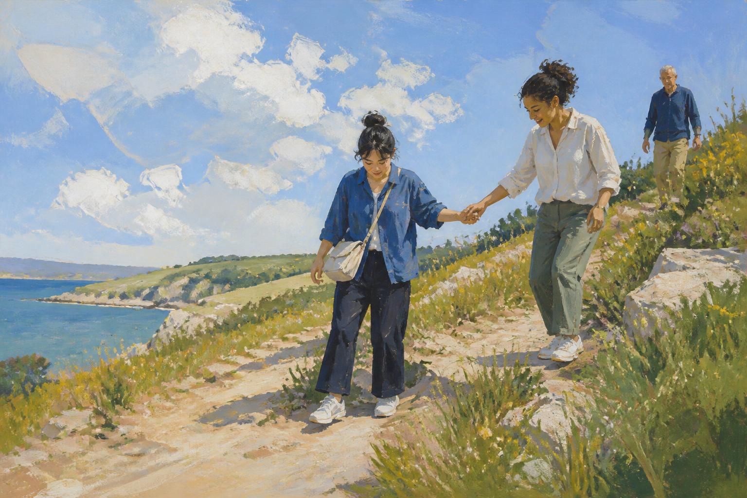 Painterly scene for Quiet Is Not A Hiding Place