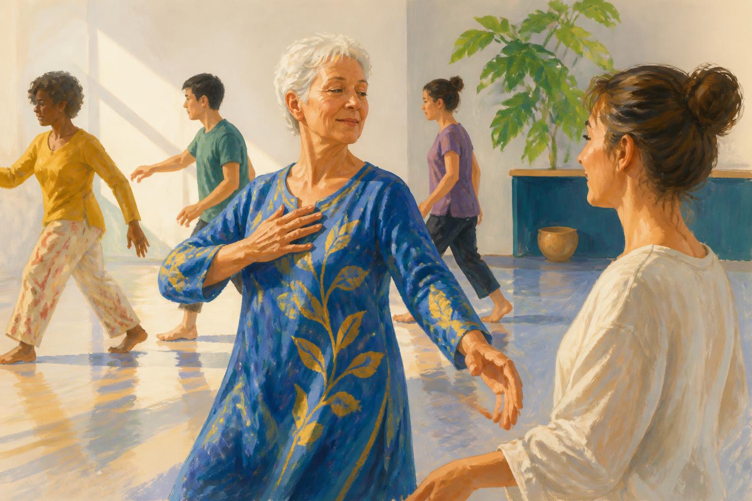 Painterly scene for When The Question Shapes The Answer