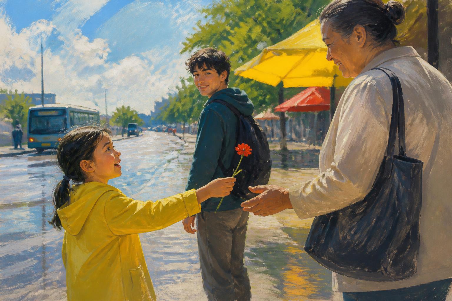 Painterly scene for The Thread In Solitude
