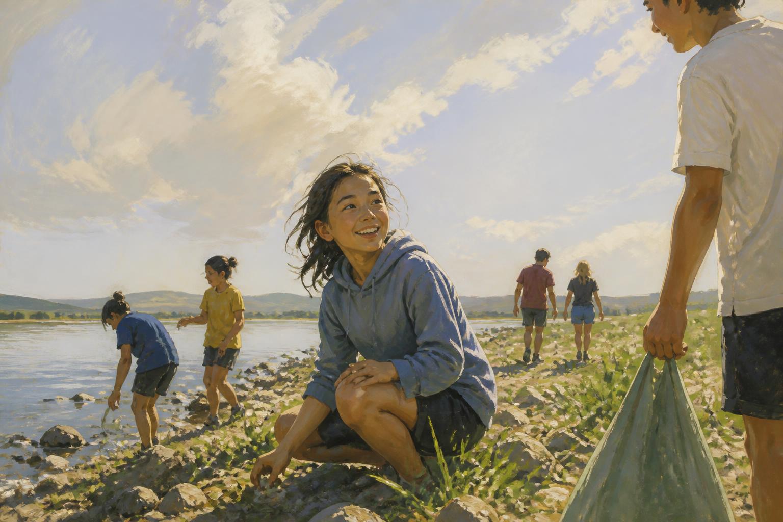 Painterly scene for When Quiet Has No Address