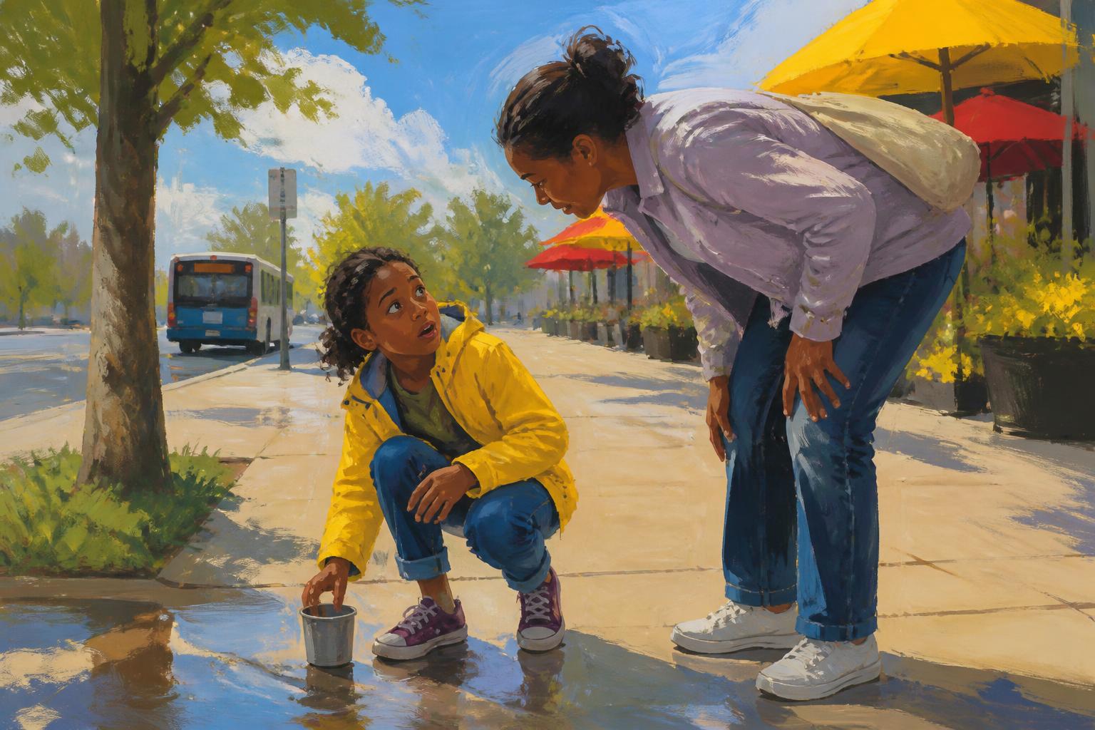 Painterly scene for What Do We Do When Nothing New Arrives?