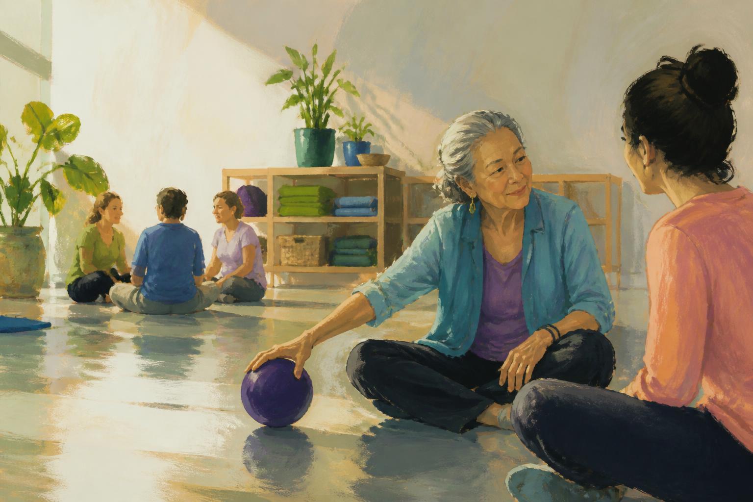 Painterly scene for June 14: The Quiet Must Stay Reachable