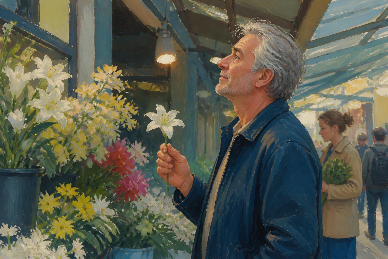 Painterly scene for Do not prove love by making life smaller.
