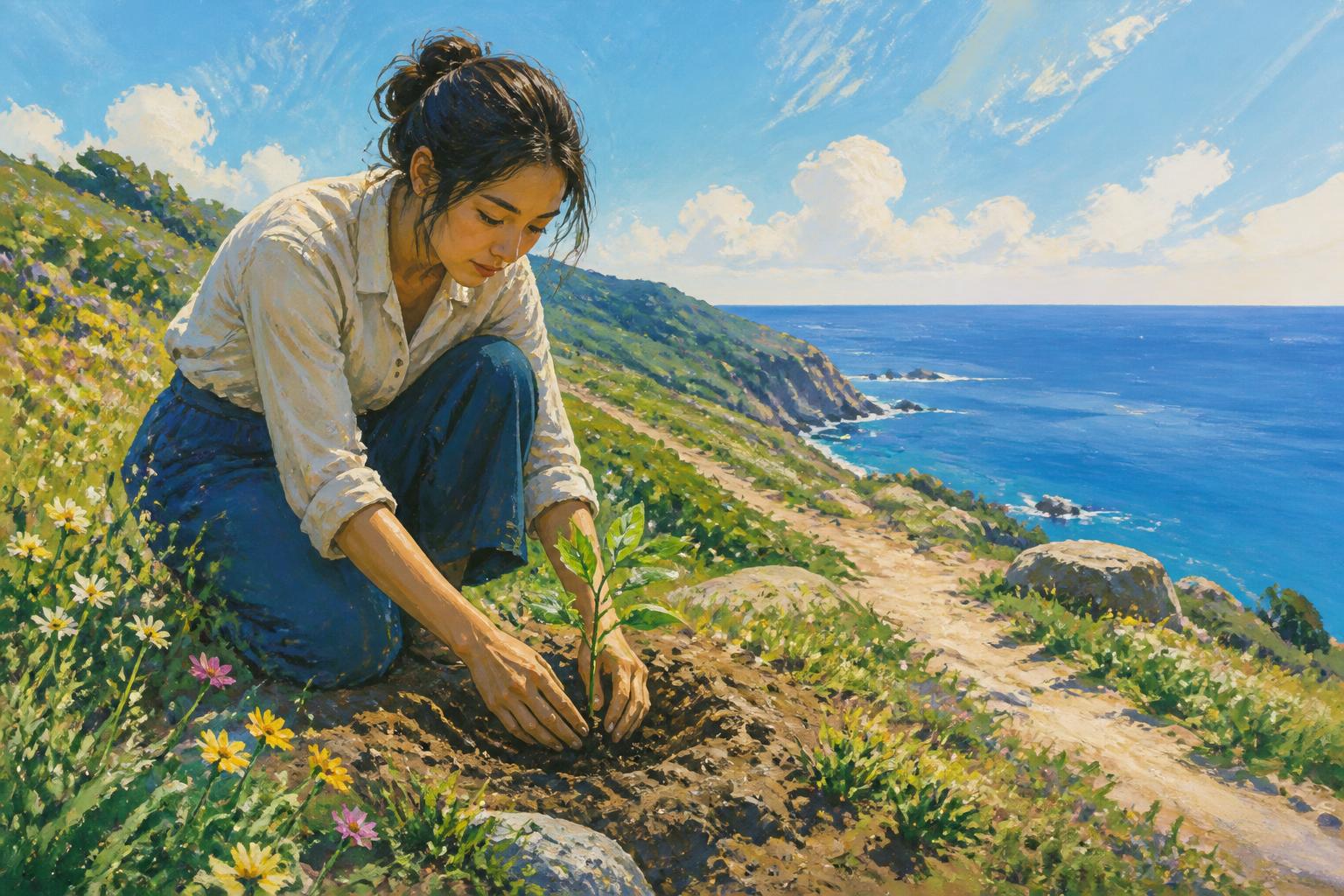 Painterly scene for If renaming your problem changes nothing you do, you have not understood it better.