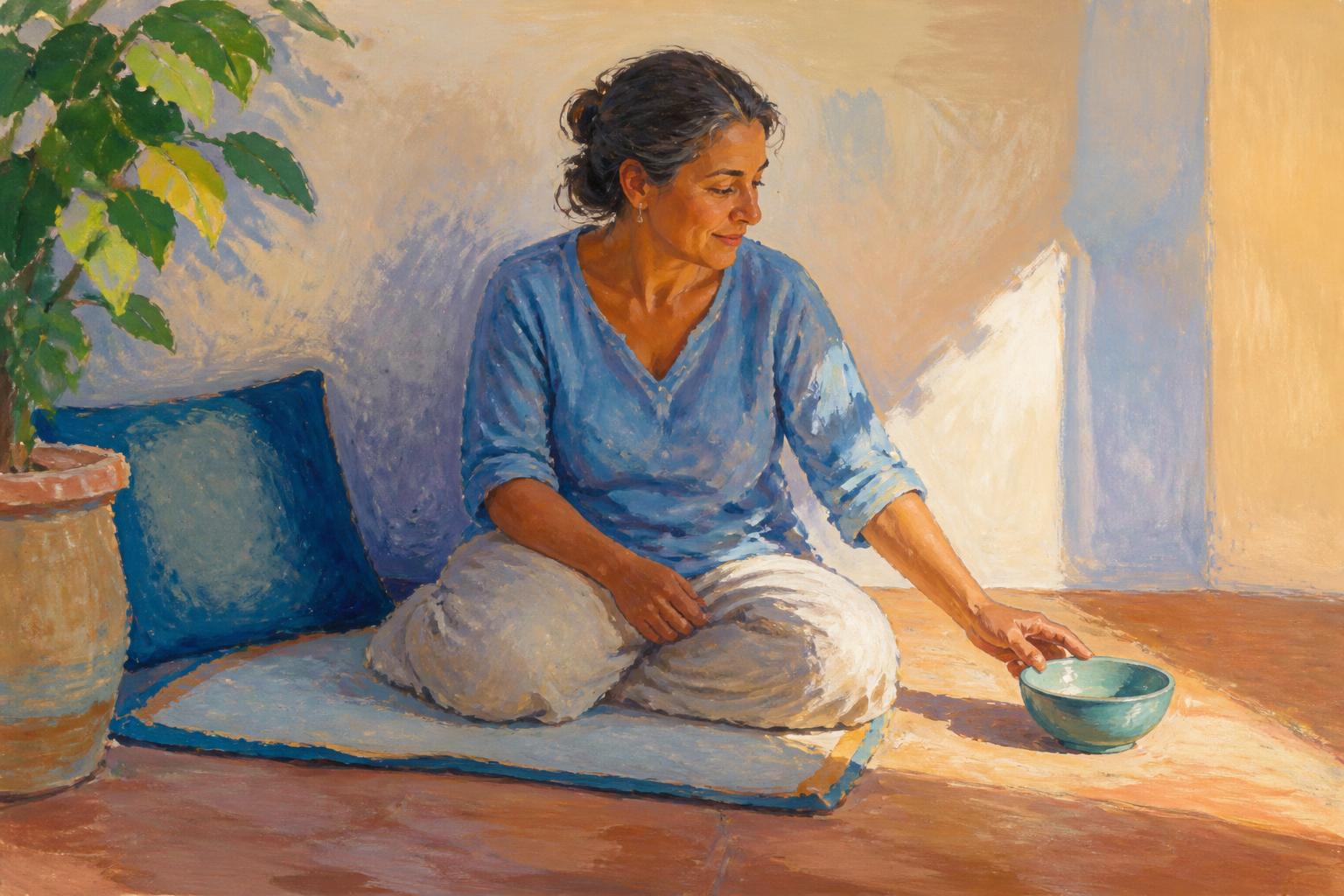Painterly scene for Do not trust a check that cannot tell you no.
