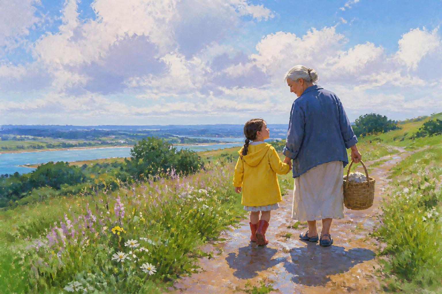Painterly scene for Do not trust a quiet that makes you harder to reach.