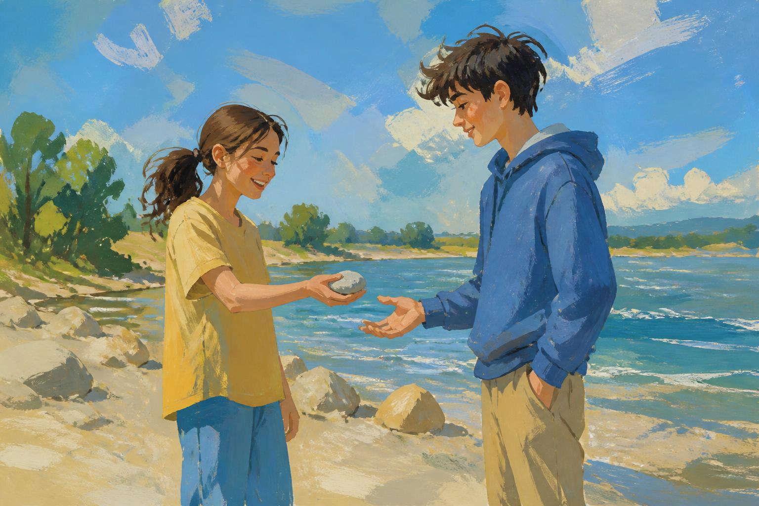 Painterly scene for If you choose who corrects you for comfort, you have not been corrected.