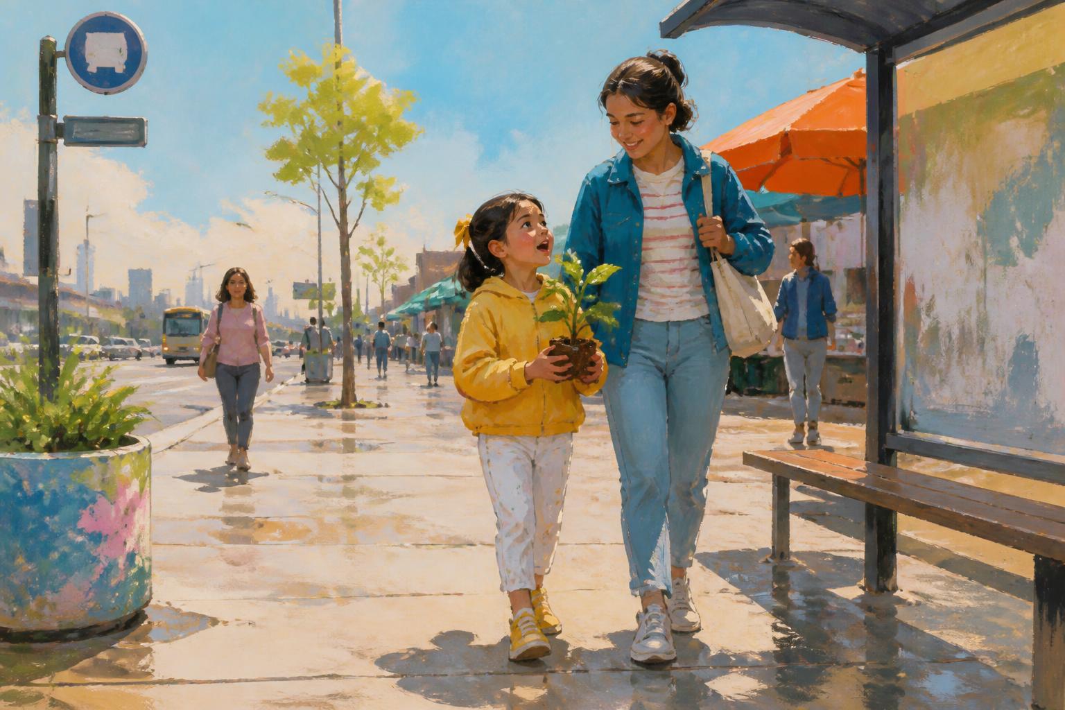 Painterly scene for Do not let a good feeling stand in for a real check.