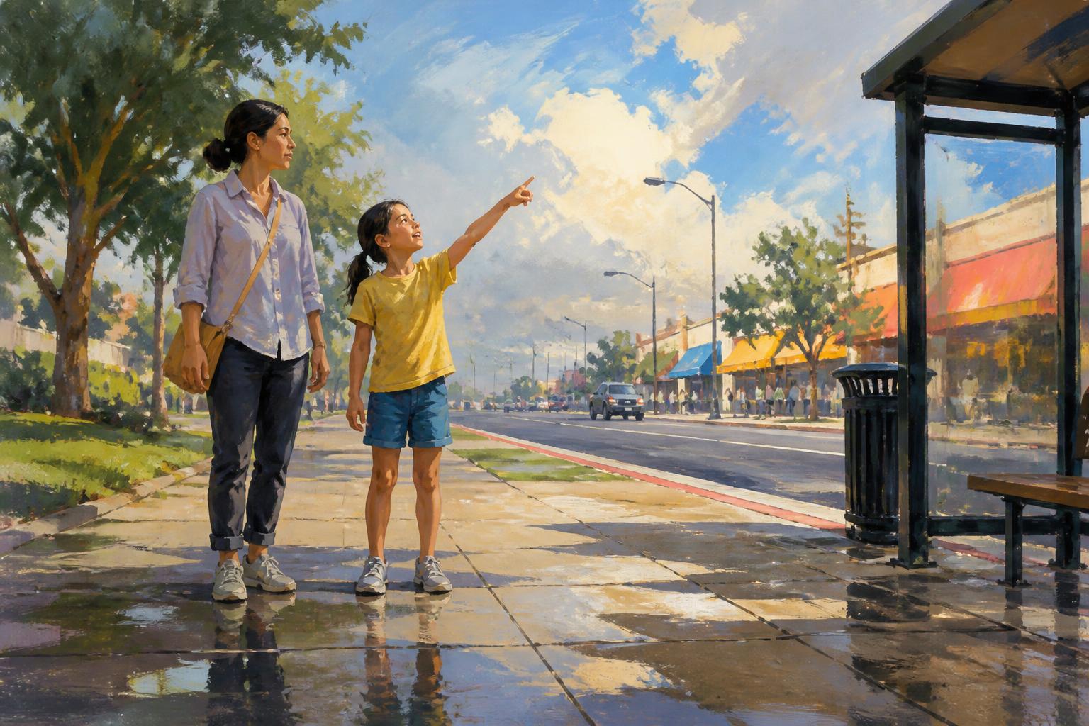 Painterly scene for Ask what was measured before you let it name you.