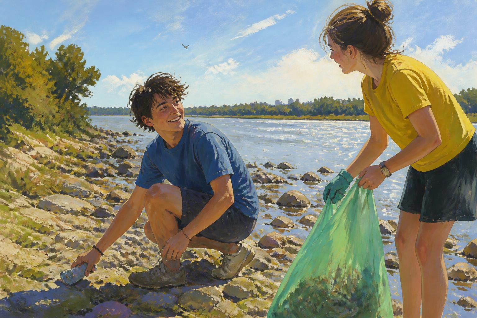 Painterly scene for If your new way to test the quiet adds no act you can do and no contact you can make, you are circling.