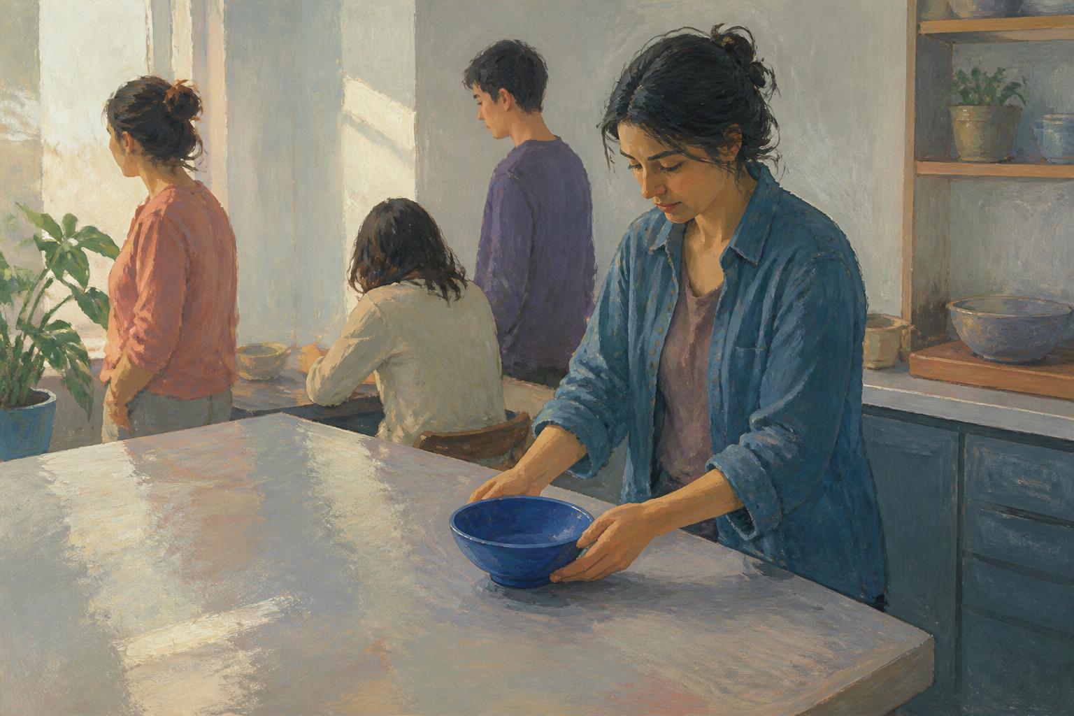 Painterly scene for When the same help reaches you under many names, you owe it one act, not a checklist.