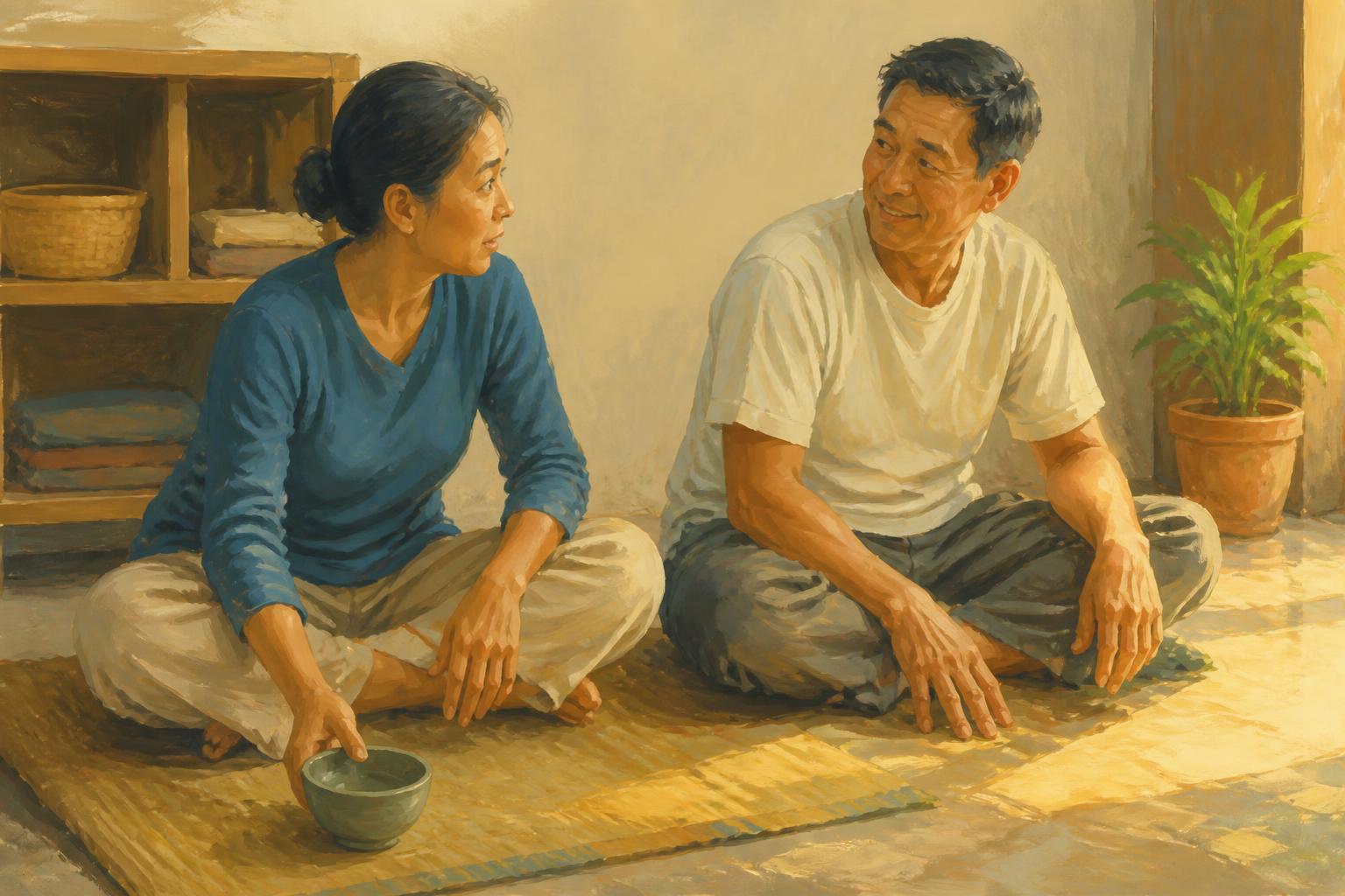 Painterly scene for Do not trust an inner opening that nothing can correct.