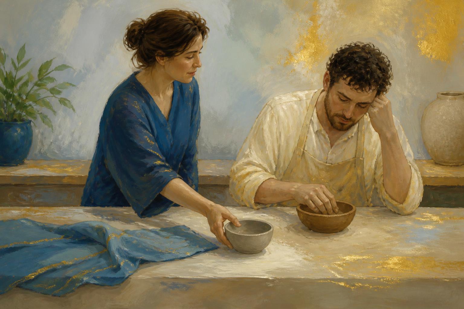 Painterly scene for Do not turn correction into another private exam.