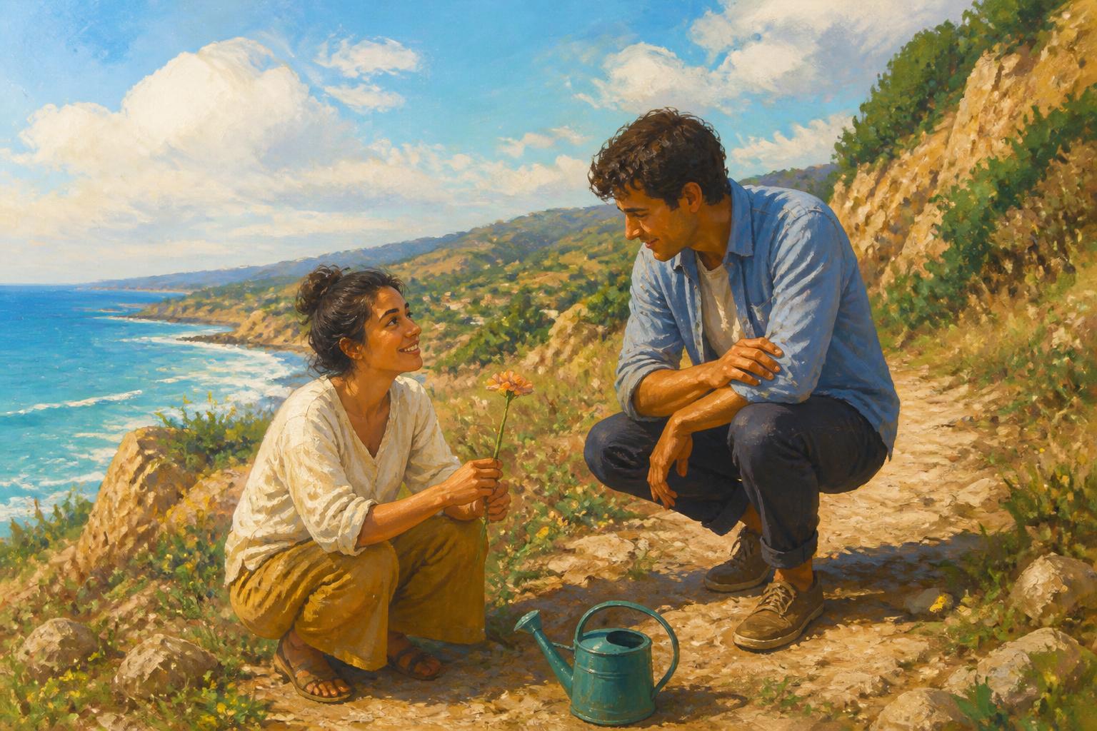 Painterly scene for When you need a new check to trust the last one, you have stopped practicing and started checking.